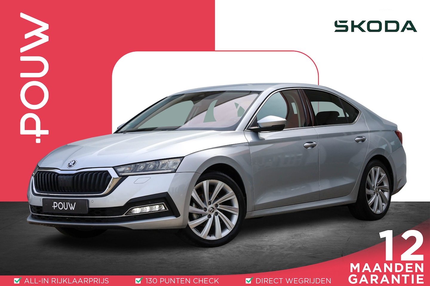 Skoda Octavia - 1.0 e-TSI 110pk DSG Business Edition Plus | Parkeersensoren | Cruise Control Adaptief | St - AutoWereld.nl
