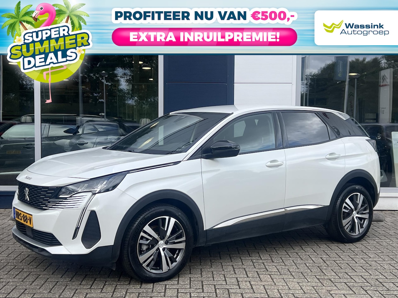 Peugeot 3008 - 1.2 Hybrid 136pk Hybrid Automaat Allure Pack | Navigatie | Climate control | Keyless Entry - AutoWereld.nl