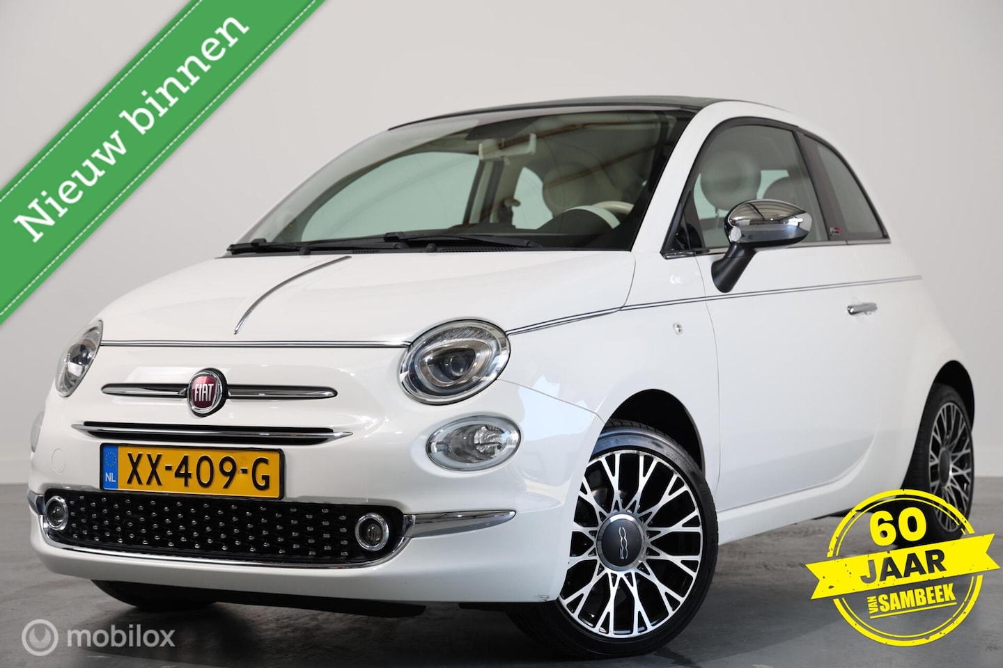 Fiat 500 C - 0.9 TwinAir Turbo Collezione - Cabrio - Bluetooth - Navigatie - AutoWereld.nl