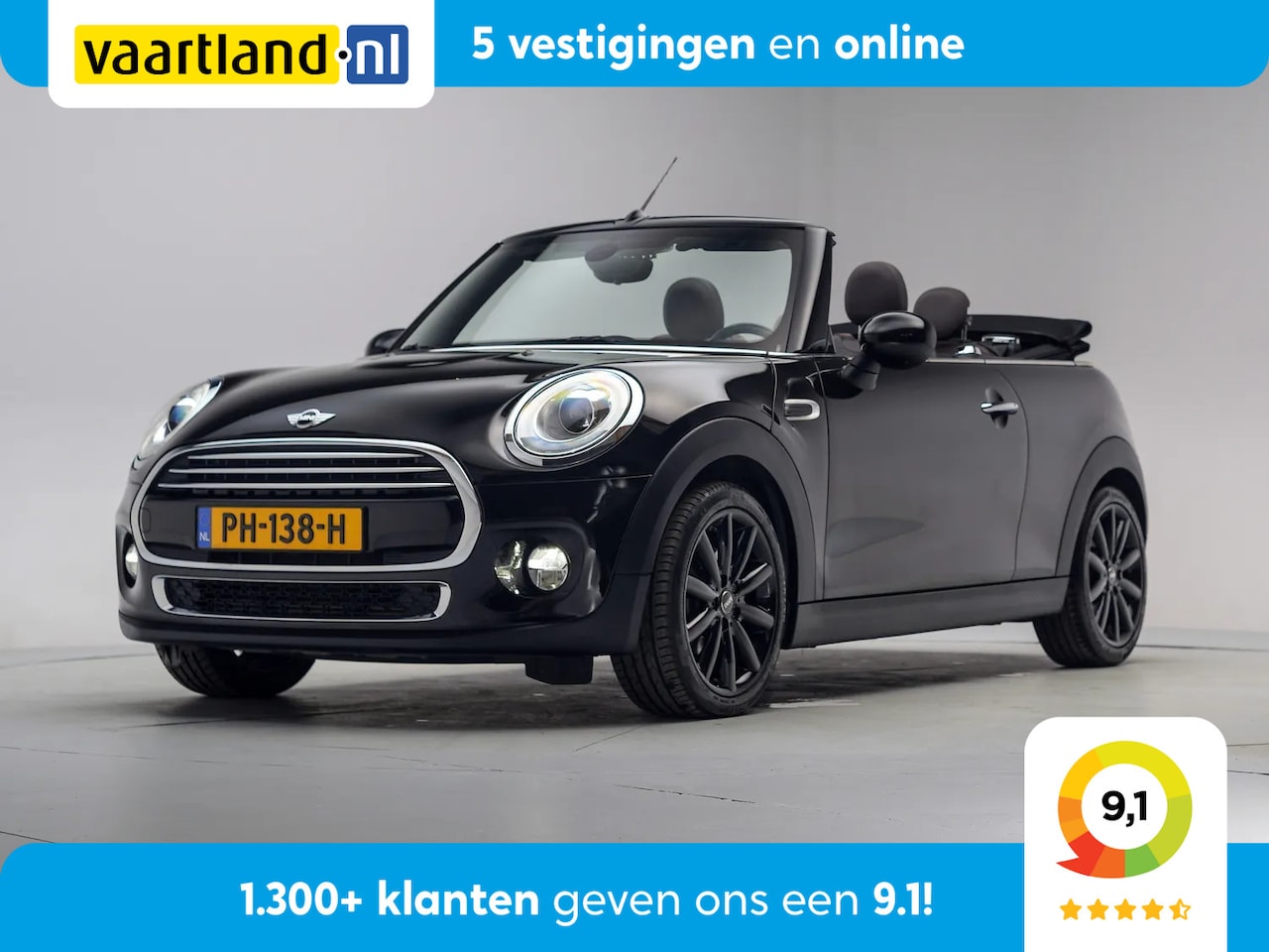 MINI Cabrio - 1.5 Cooper Chili Serious Business [ LED Leder Navi Climate ] - AutoWereld.nl