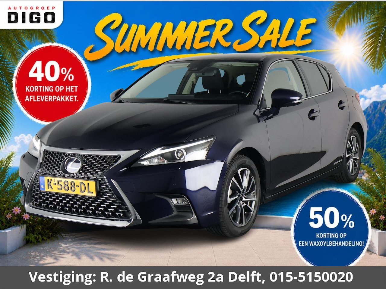 Lexus CT 200h - Ultimate Edition | Apple Carplay & AndroidAUTO | Adapt.Cruise Control | Navigatiesysteem | - AutoWereld.nl