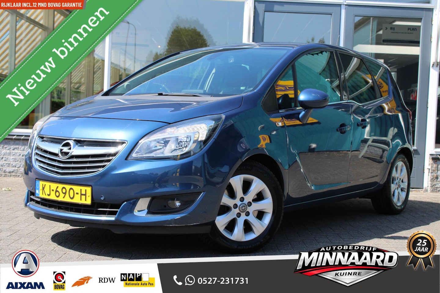 Opel Meriva - 1.4 Turbo Blitz|Automaat|PDC|Nav|Trekhaak - AutoWereld.nl