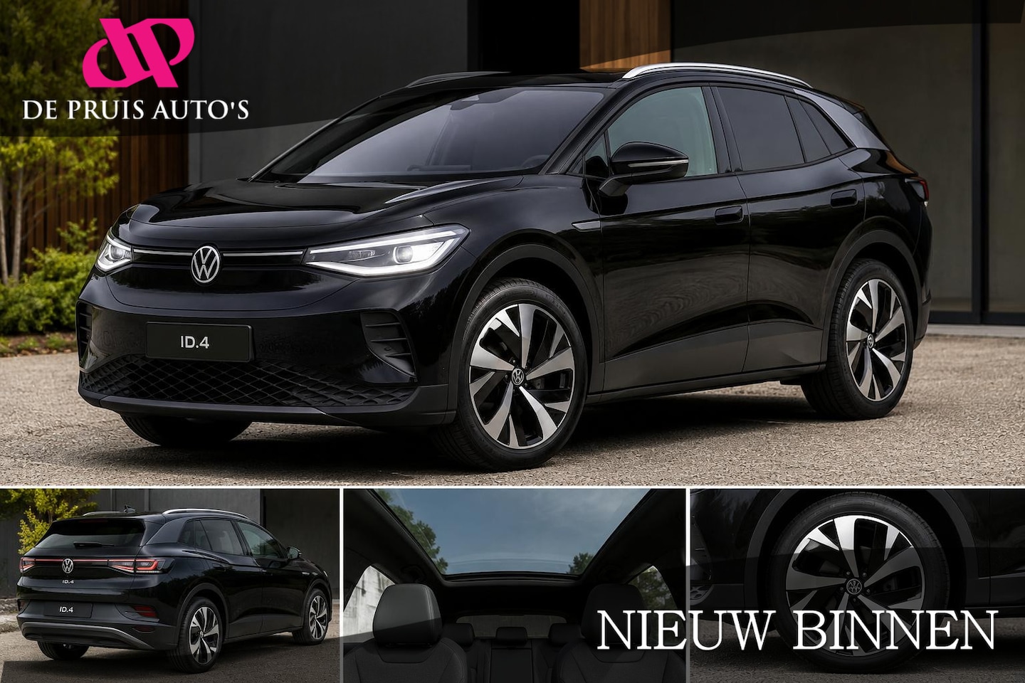 Volkswagen ID.4 - Pro Business 77 kWh Matrix Pano Memory Trekhaak Head-up 360 Camera ACC - AutoWereld.nl