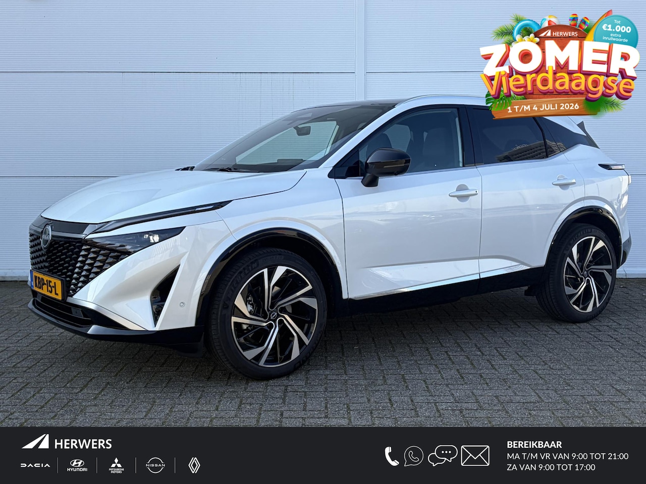 Nissan Qashqai - 1.5 e-Power Tekna Plus / €2.500,- Nissan Voorraadvoordeel / Nieuw uit Voorraad Leverbaar / - AutoWereld.nl