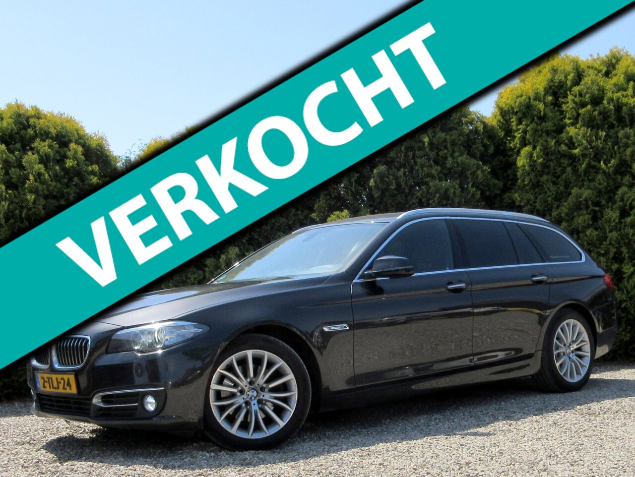 BMW 5-serie Touring - 520d Luxury Ed. Automaat * Leder * Navi * Cruise * - AutoWereld.nl