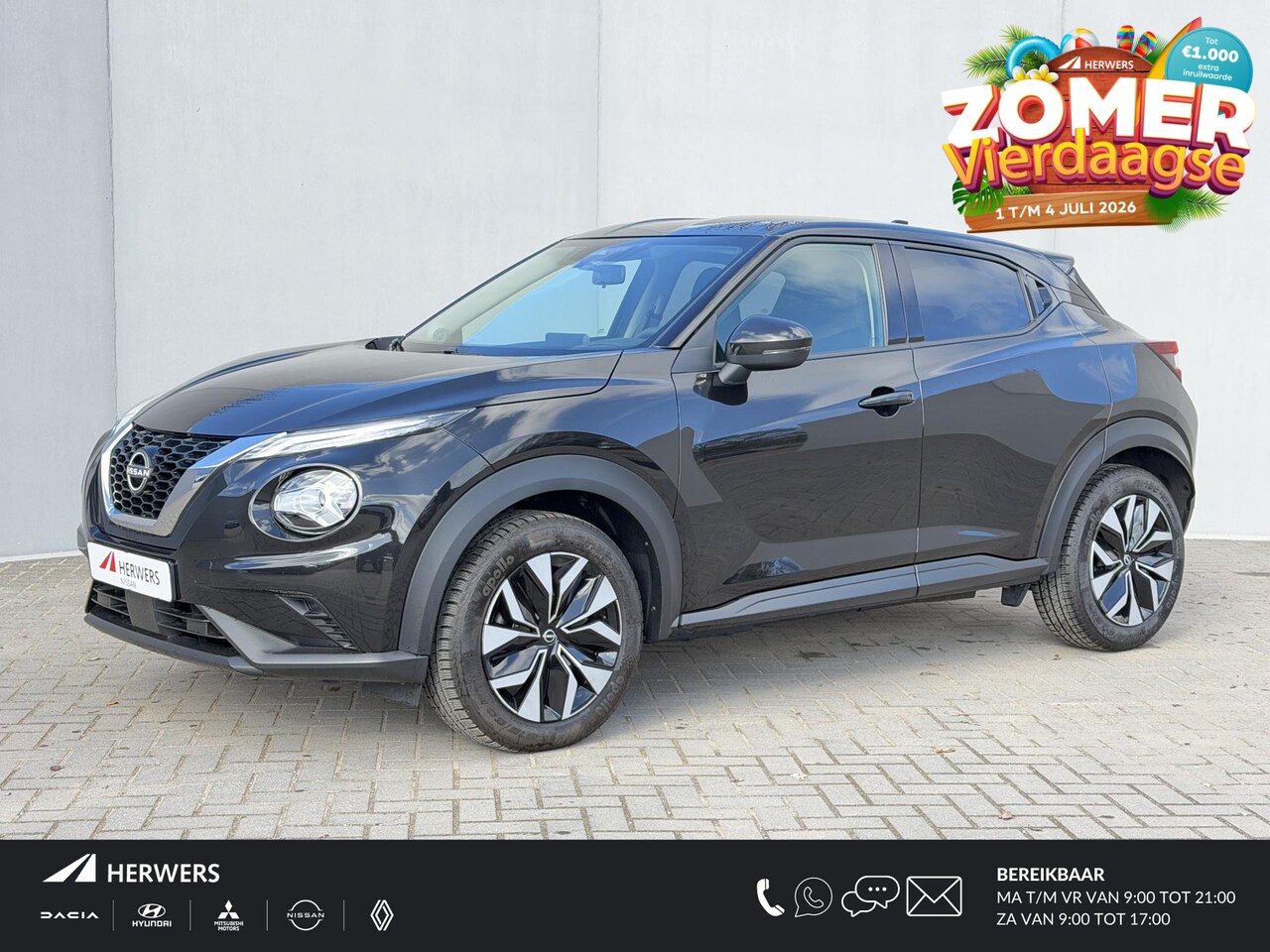 Nissan Juke - 1.0 DIG-T Acenta / Fabrieksgarantie tot 03-2029 / Camera / Navigatie Apple Carplay & Andro - AutoWereld.nl