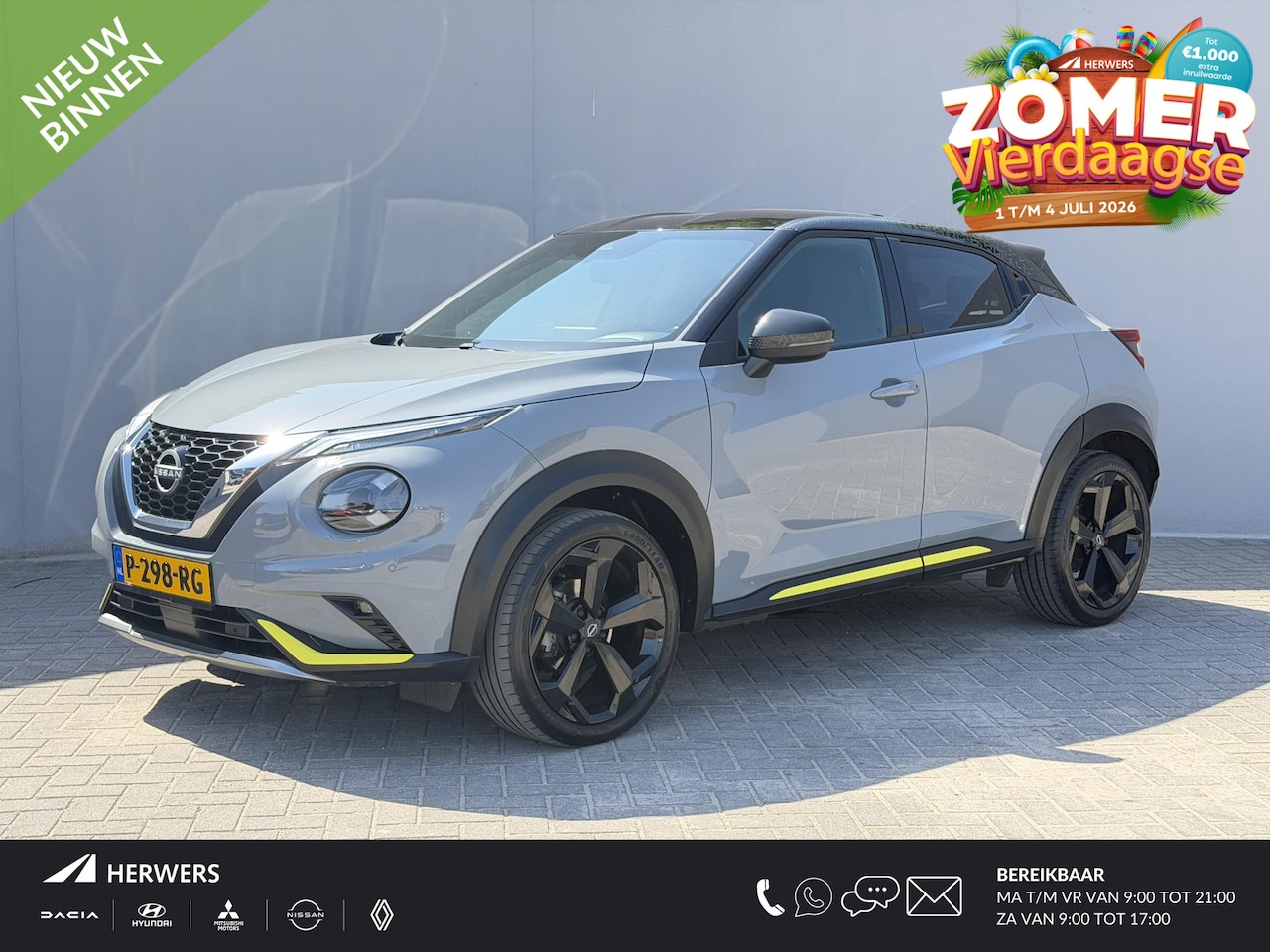 Nissan Juke - 1.0 DIG-T Kiiro / Automaat / Navigatie / Camera / Stoelverwarming /  Apple Carplay & Andro - AutoWereld.nl