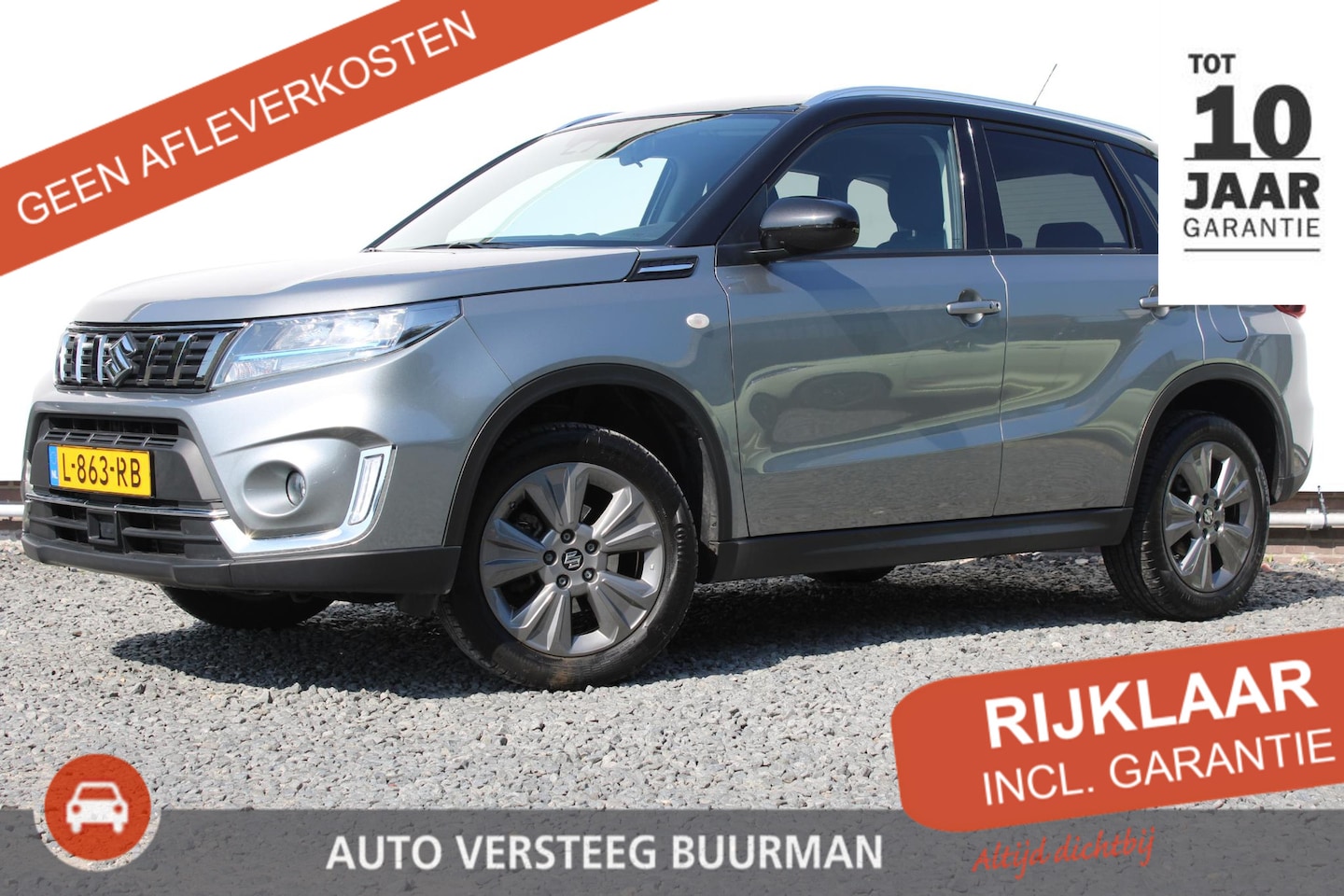 Suzuki Vitara - 1.4 Boosterjet Select Smart Hybrid Automaat, Trekhaak, Dealeronderhouden, Apple Carplay/An - AutoWereld.nl