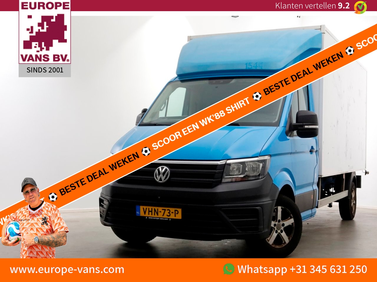 Volkswagen Crafter - 35 2.0 TDI E6 Bakwagen met achterdeuren 2-Persoons 11-2020 - AutoWereld.nl