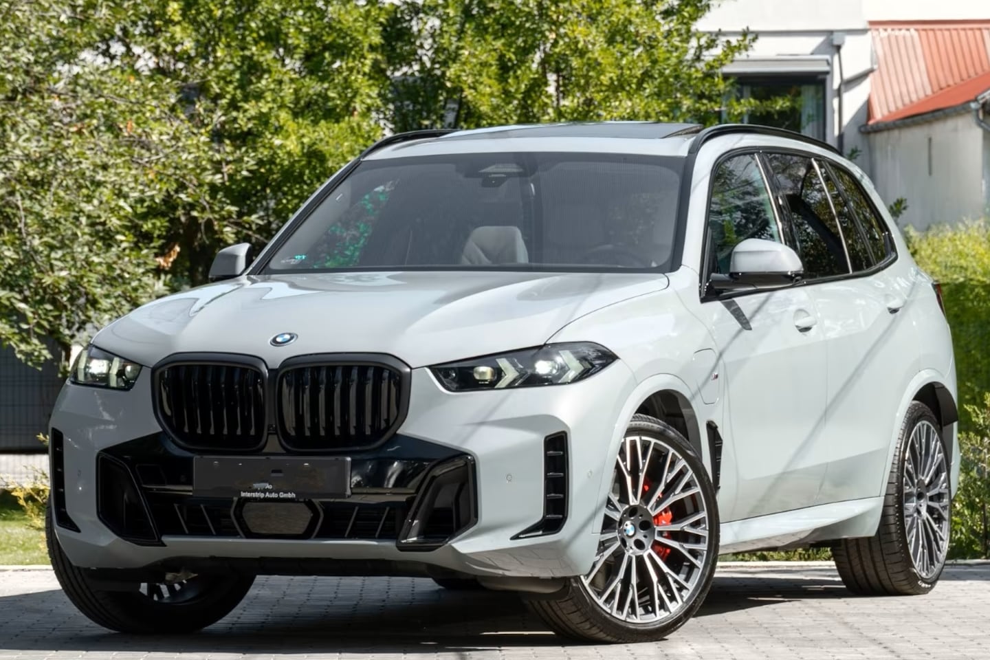 BMW X5 - xDrive50e M-SPORT Pro ** LED, GRAU LEDER, NAVI+, PANORAMA, TREKH, 22-invh LMV, LUCHT ** Ex - AutoWereld.nl