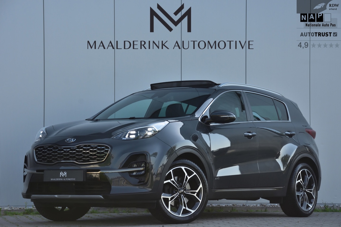 Kia Sportage - 1.6 T-GDI 4WD GT-Line Panodak, 3D Camera, Navi, JBL, Leder, Stoelverwarming - AutoWereld.nl