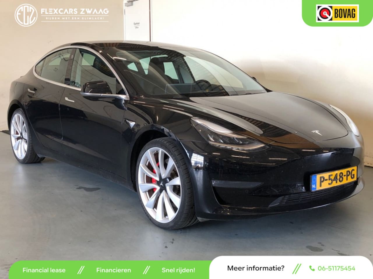 Tesla Model 3 - Performance AWD 75 kWh - Panoramadak - Navi - Camera - AutoWereld.nl