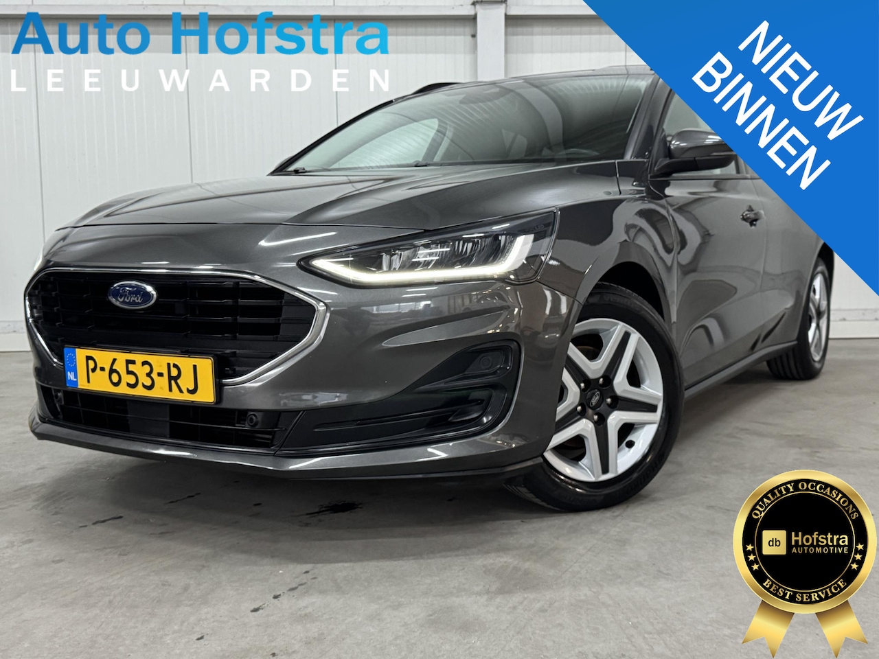 Ford Focus Wagon - 1.0 EcoBoost Hybrid Connected NIEUW-MODEL 125 PK NAVI 2X-PDC CARPLAY 1STE.-EIGEN. - AutoWereld.nl