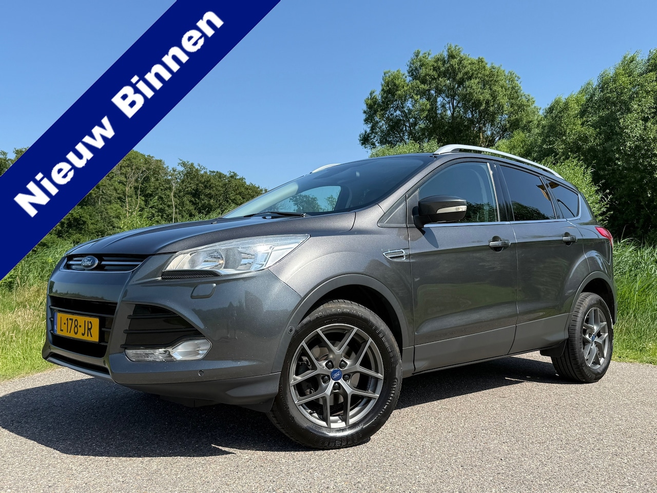 Ford Kuga - 1.5 Trend / H-Leder / 1e Eigenaar / Navi / Clima / Stoelverwarming / 17" Velgen / PDC / Cr - AutoWereld.nl