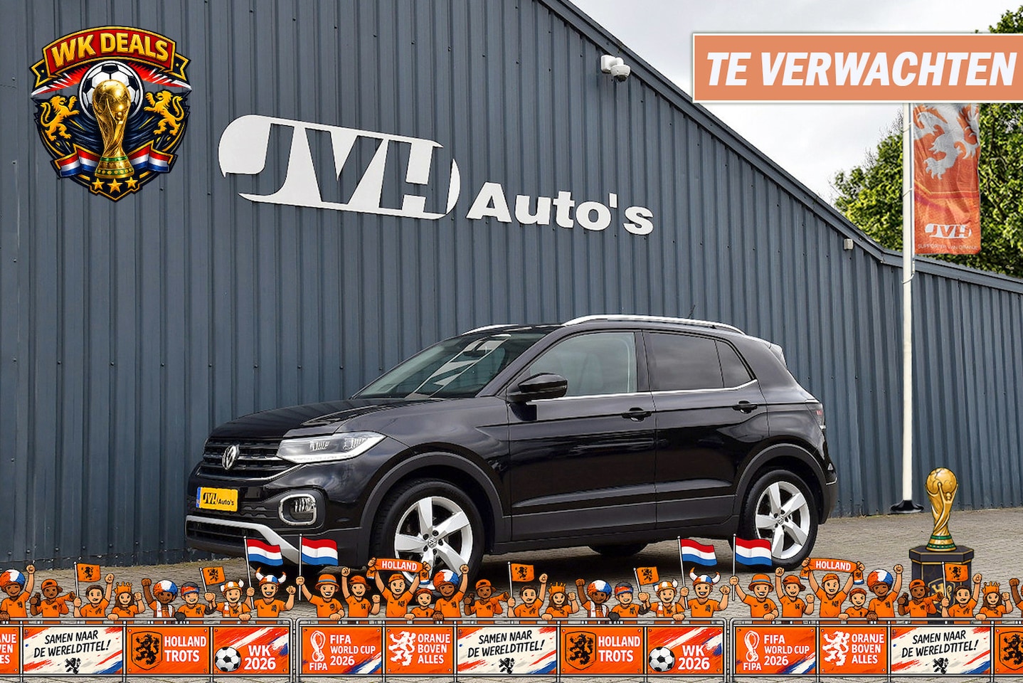 Volkswagen T-Cross - 1.0 TSi AUT/DSG Sport Style 11-2022 | 1/2Leder | Full-LED | PrG - AutoWereld.nl