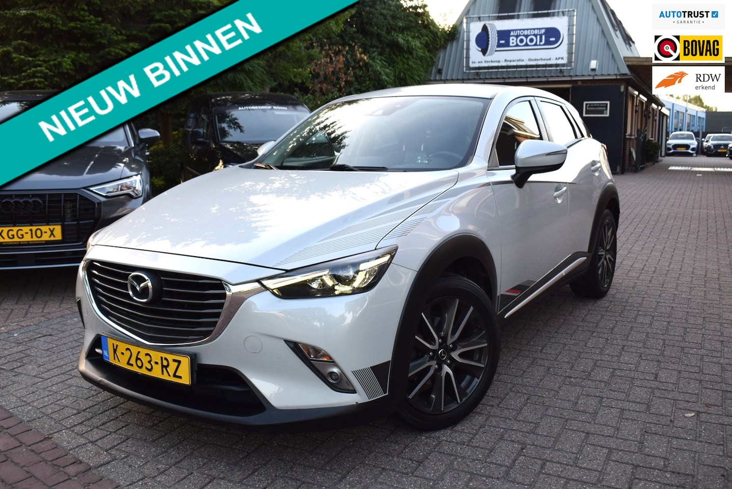 Mazda CX-3 - 2.0 SkyActiv-G 120 TS+ AUTOM/NAVI/CRUISE/AIRCO-ECC/TREKH/CAMERA/XENON/BLUETOOTH/PDC/KEYLES - AutoWereld.nl