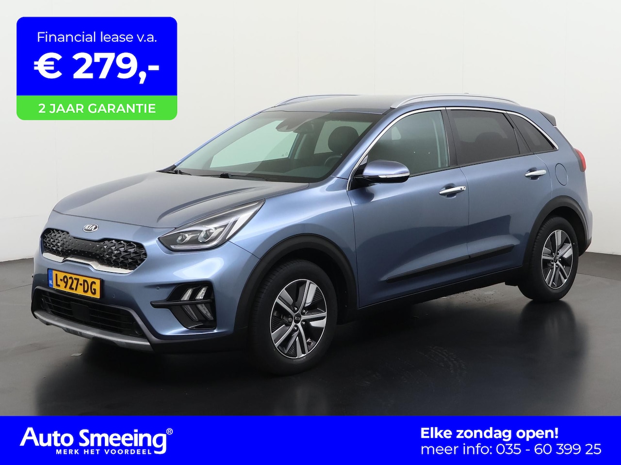 Kia Niro - 1.6 GDi Hybrid DynamicPlusLine | Leder | Zondag Open! - AutoWereld.nl