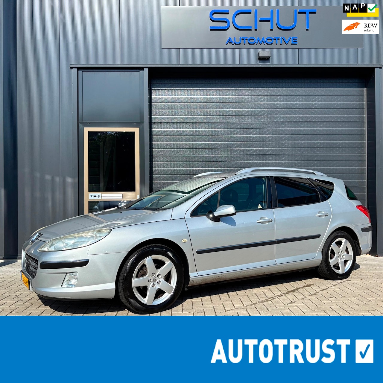 Peugeot 407 SW - 2.0-16V XT Pack AUTOMAAT | LEER | PANO | CLIMA| TREKHAAK AFN | CRUISE CONTROL - AutoWereld.nl