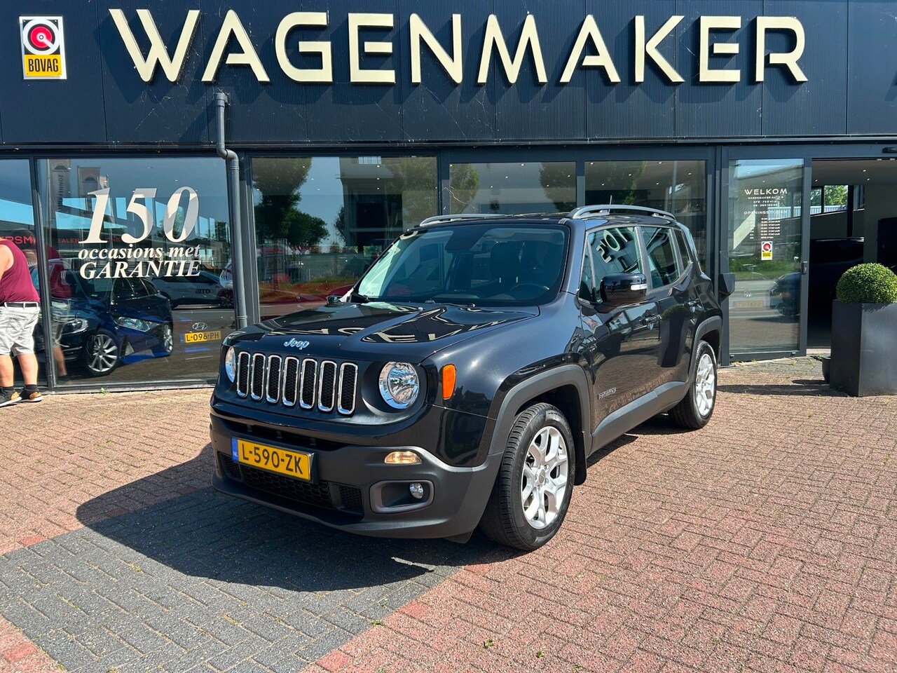 Jeep Renegade - 1.4 MultiAir Night Eagle Cruise|CAM|Carplay! - AutoWereld.nl