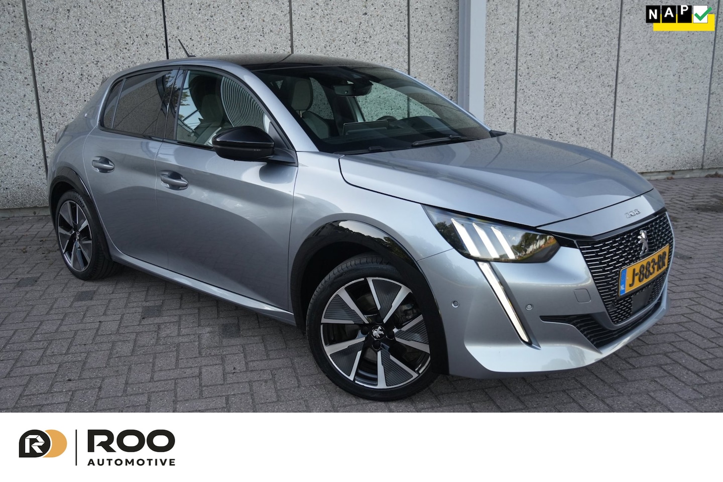 Peugeot e-208 - EV GT 350 50 kWh Pano,Cruise,Org NL.Nieuw APK, SOH 92.75 - AutoWereld.nl