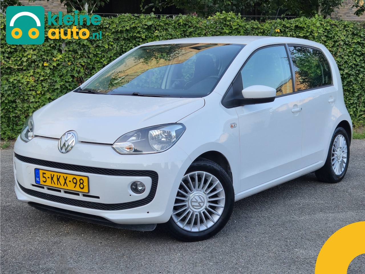 Volkswagen Up! - 1.0 high up! BlueMotion | Leer | CruiseControl | Parkeersensoren - AutoWereld.nl