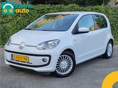 Volkswagen Up! - 1.0 high up BlueMotion | Leer | CruiseControl | Parkeersensoren