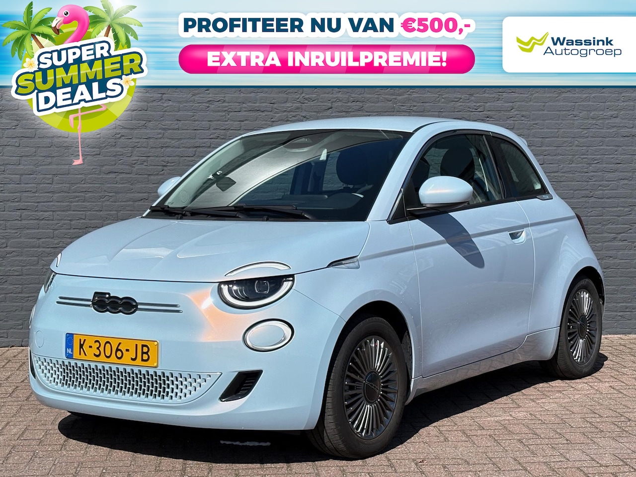 Fiat 500 - 42kWh 118pk Aut Icon | 1e Eigenaar | Camera & Sensoren Achter | LED | CarPlay | Navigatie - AutoWereld.nl