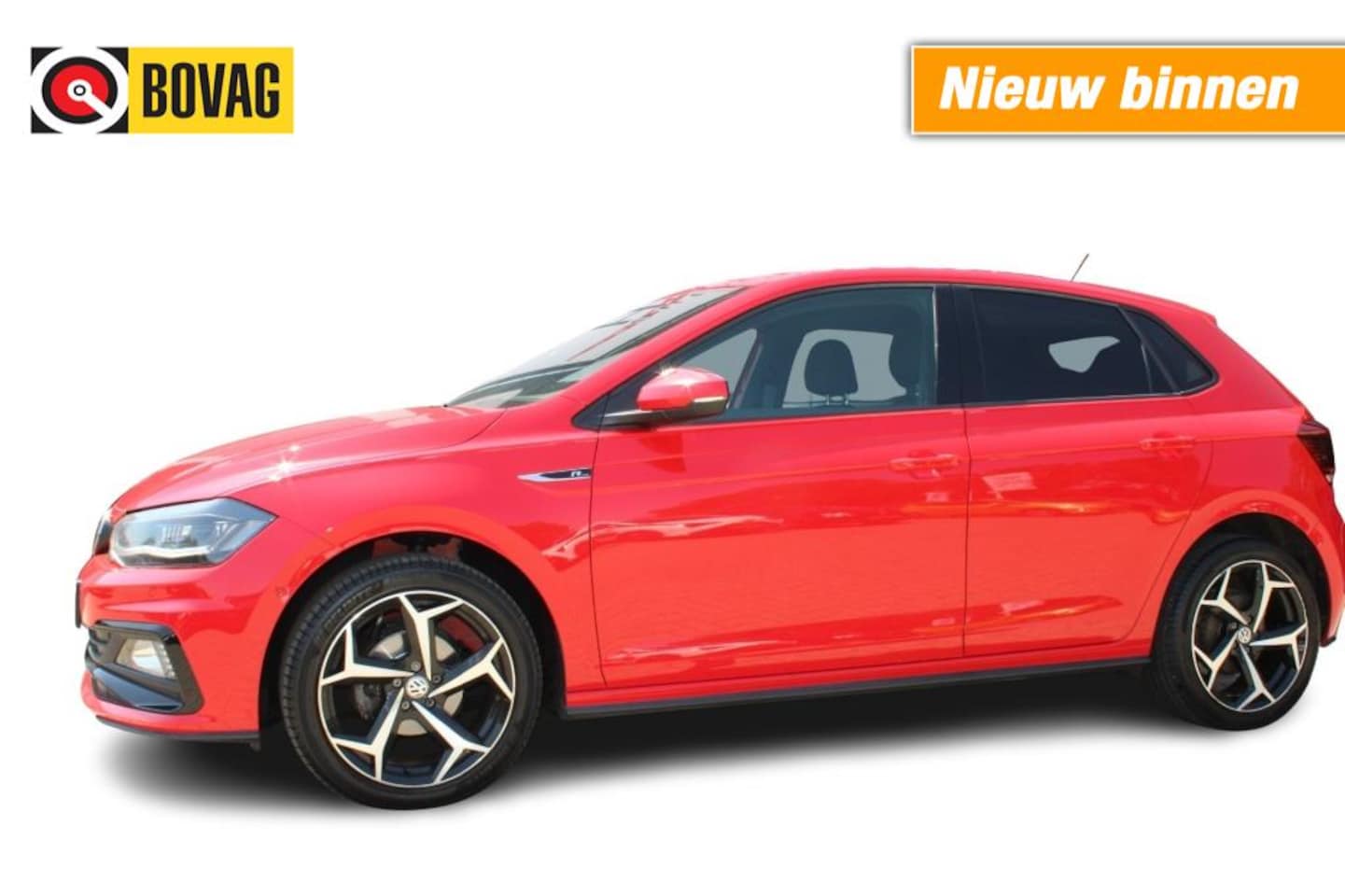 Volkswagen Polo - 1.0 TSI 2xR-Line Sport Navi  Adapt.Cruise  Climate Camera Apple Top!! - AutoWereld.nl