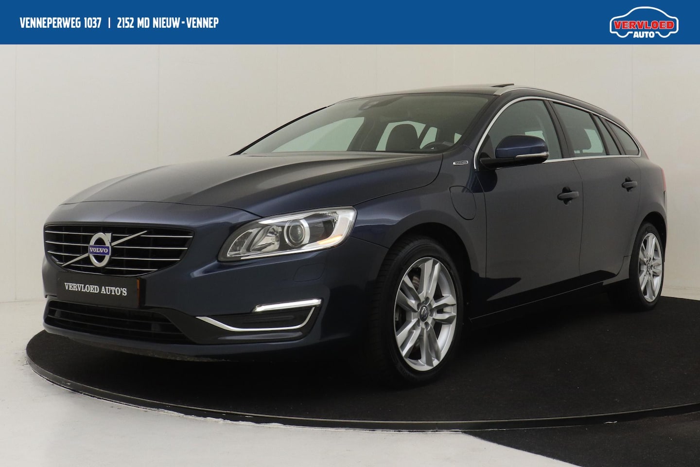 Volvo V60 - D6 AWD PLUG-IN HYBRID SUMMUM -PANO.DAK|POWER-SEATS|ADAP.XENON|CAMERA|LEDER|RTI|HIGH.PERF.A - AutoWereld.nl