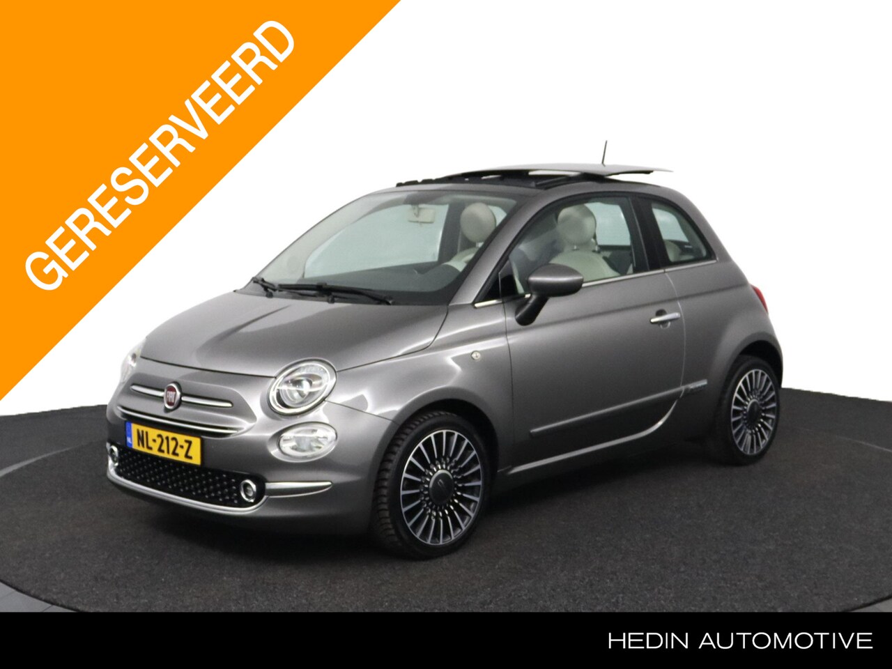 Fiat 500 - 0.9 TwinAir Turbo Lounge | Automaat | Open Dak | Parkeersensoren | - AutoWereld.nl