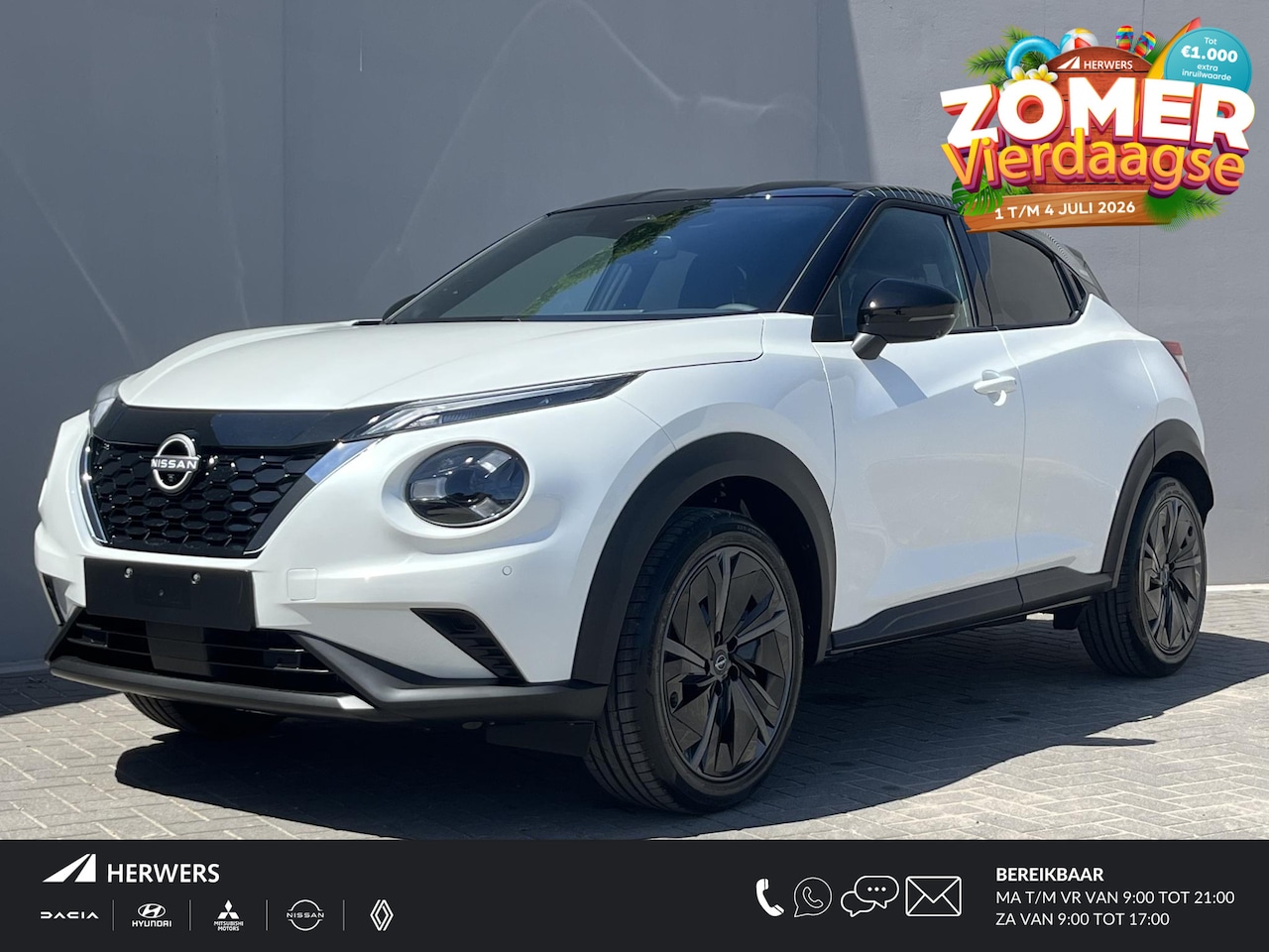 Nissan Juke - 1.6 Hybrid Pulse / ** € 4.500 voorraadvoordeel **/ 10 Jaar Nissan More / Nieuw uit voorraa - AutoWereld.nl