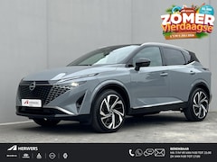 Nissan Qashqai - 1.3 MHEV Xtronic Tekna Plus / Fabrieksgarantie tot 10-2028 / Panorama dak / HUD / BOSE aud