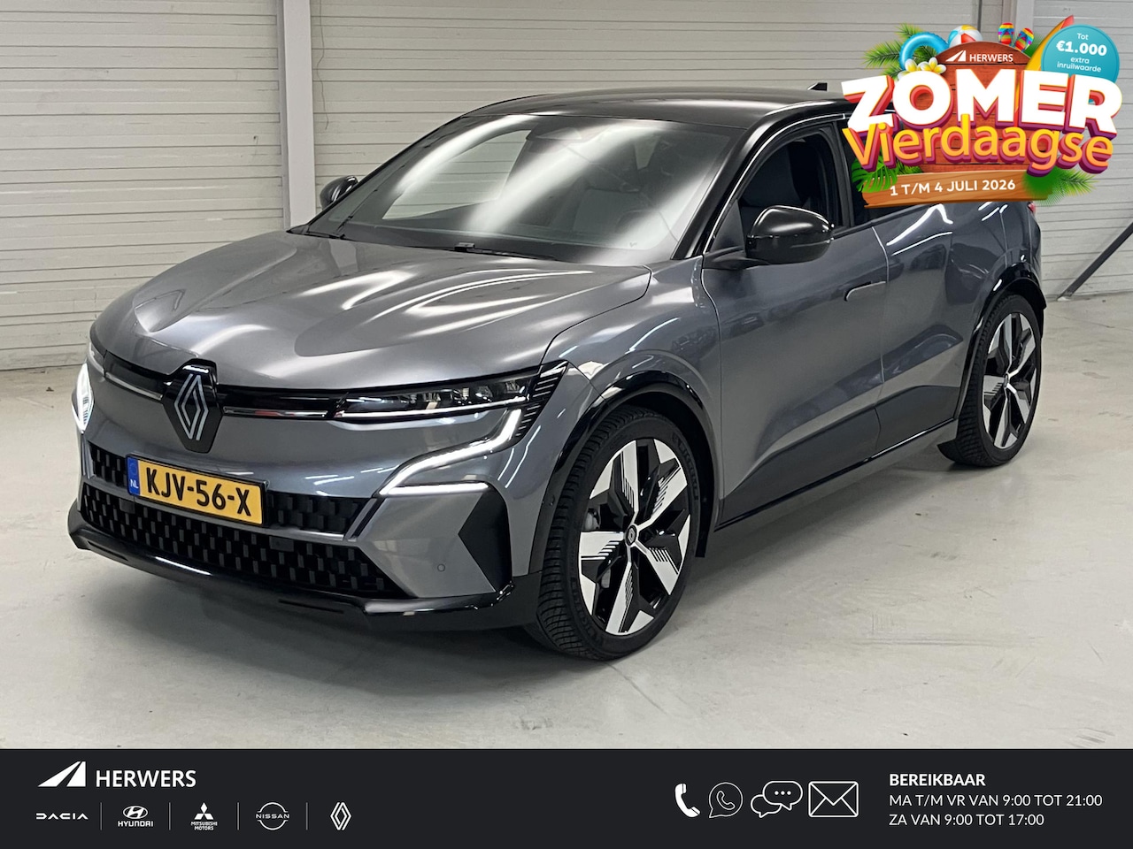 Renault Mégane E-Tech - EV60 Optimum Charge Techno / SOH 93,22% / Dealer onderhouden / CCS snellader / Stuur- & St - AutoWereld.nl