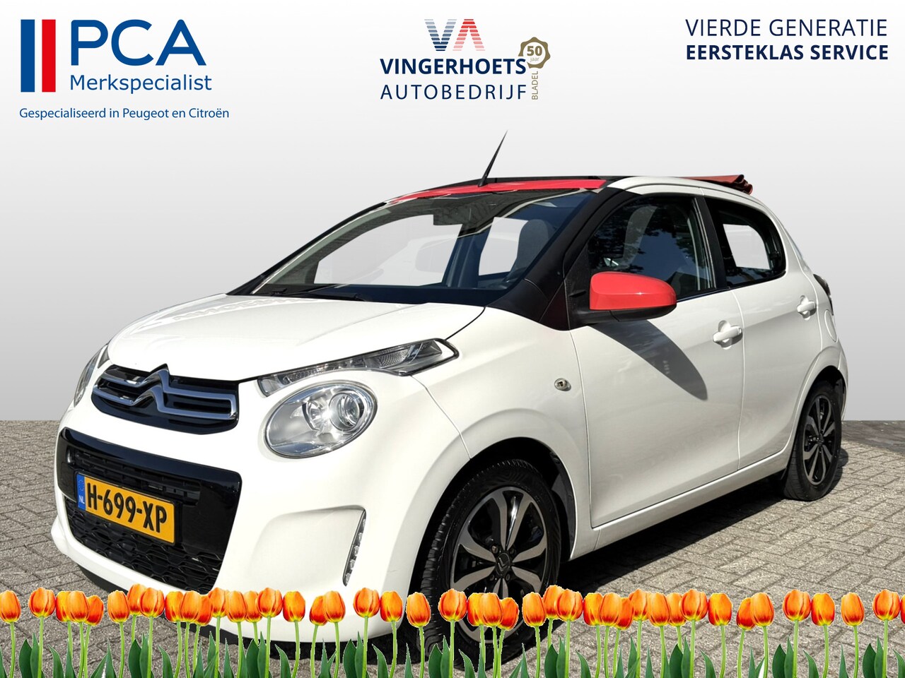 Citroën C1 - Top-Dak 1.2 Airscape Shine * Airco * Elektrisch bed. Open Schuifdak * L.M. Velgen * Vinger - AutoWereld.nl