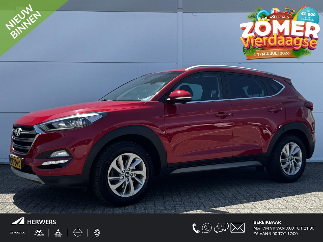 Hyundai Tucson - 1.6 GDi Comfort / Navigatie / Trekhaak (1400KG) / Climate Control / Stoelverwarming / Boek - AutoWereld.nl