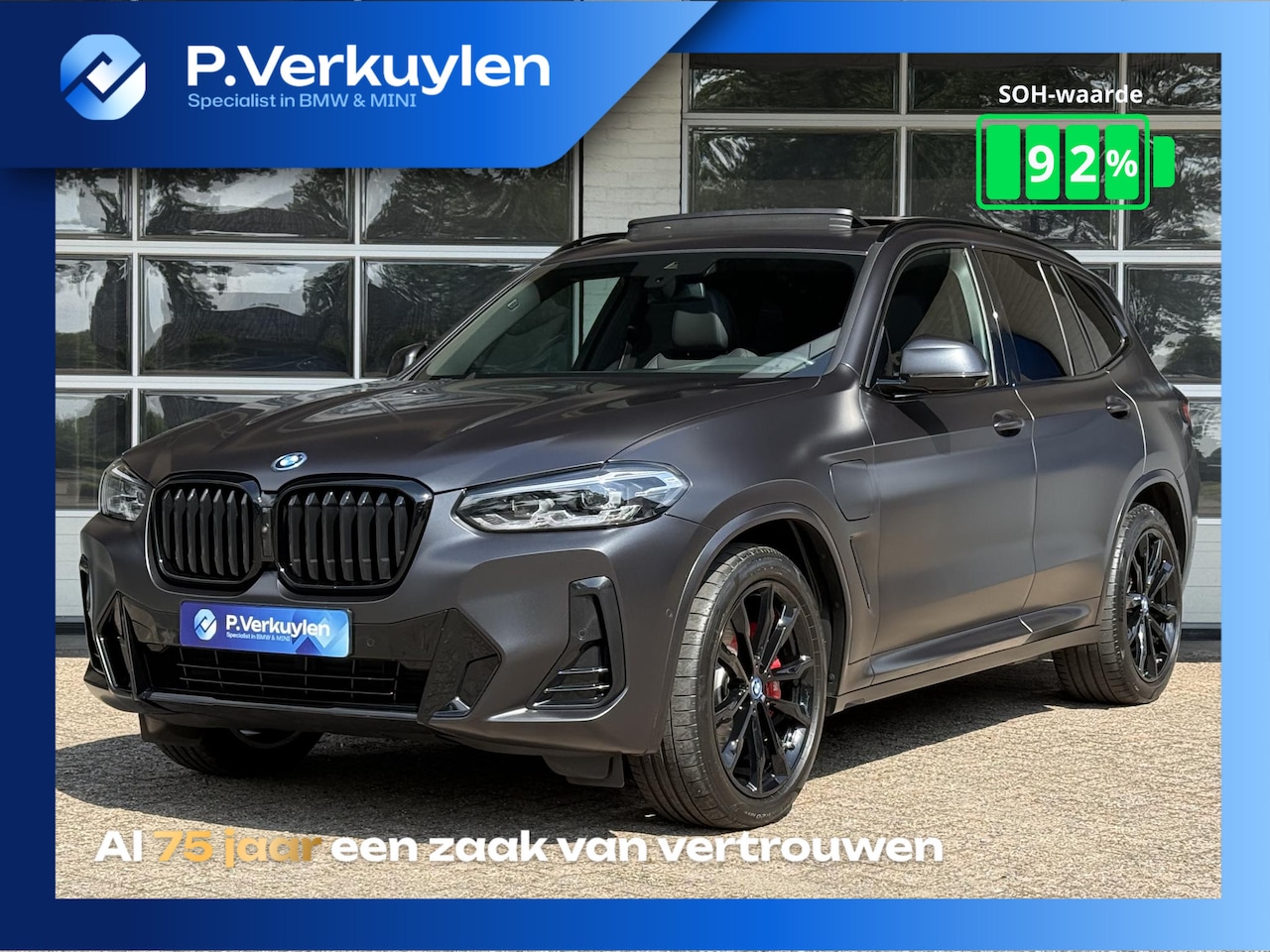 BMW X3 - xDrive30e M SPORT | SPORTREMMEN ROOD | PANORAMA | 360 CAMERA | HEAD UP | ADAPTIEF ONDERSTE - AutoWereld.nl