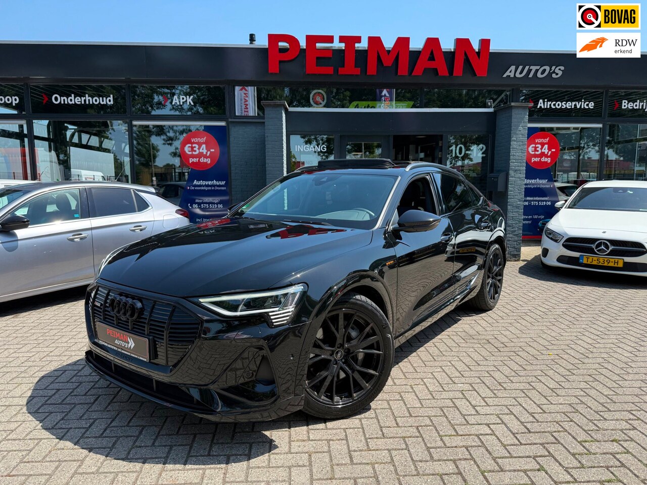Audi e-tron Sportback - S 55 quattro 95 kWh SOH 92% |Panorama dak | Stoelverkoeling | Virtual | Memory | Stuurwiel - AutoWereld.nl