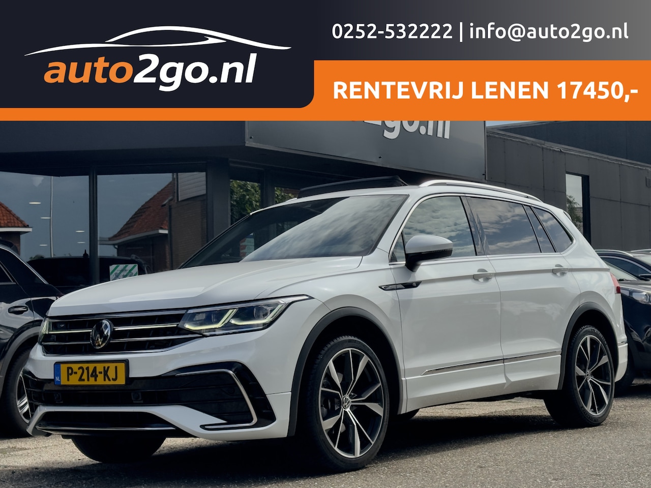 Volkswagen Tiguan Allspace - 1.5 TSI AUT7 2X R-LINE + 7PERS PANODAK NAVI CAMERA DIGI-DASH APPLE-CARPLAY HEAD-UP LED LMV - AutoWereld.nl
