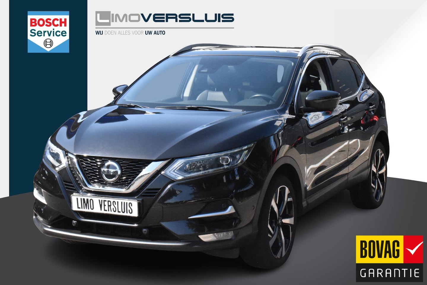 Nissan Qashqai - 1.3 DIG-T Tekna Automaat | Panorama | Half-leder | BSM | ACC | Rondomzicht Camera | 12 mnd - AutoWereld.nl