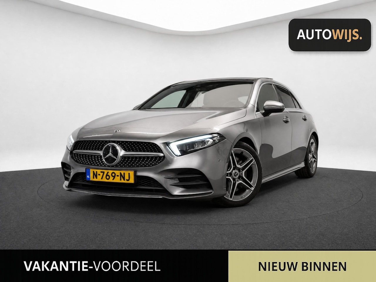 Mercedes-Benz A-klasse - 250 Premium|AMG|PANO|SFEERVERLICHTING|HUD|LEDER|ACC|360CAM - AutoWereld.nl