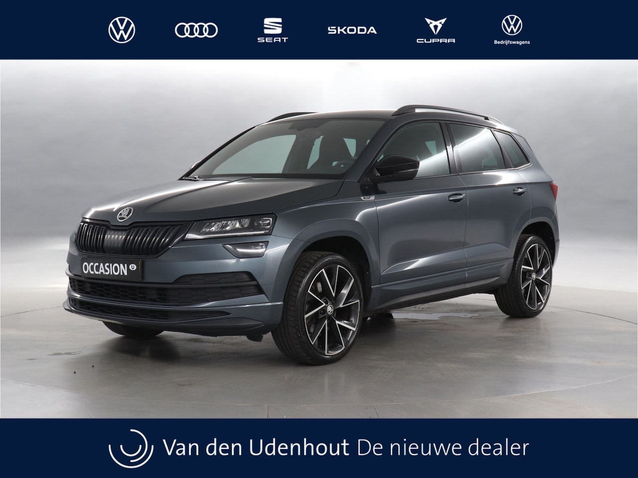 Skoda Karoq - 1.5 TSI 150pk Sportline Business DSG / Navigatie / Stoel+Stuurverwarming / Camera - AutoWereld.nl
