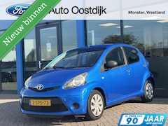 Toyota Aygo - 1.0 VVT-i Now 68PK Dealer Onderhouden Airco Elek. Ramen Voor CD/MP3 Isofix *Leuk