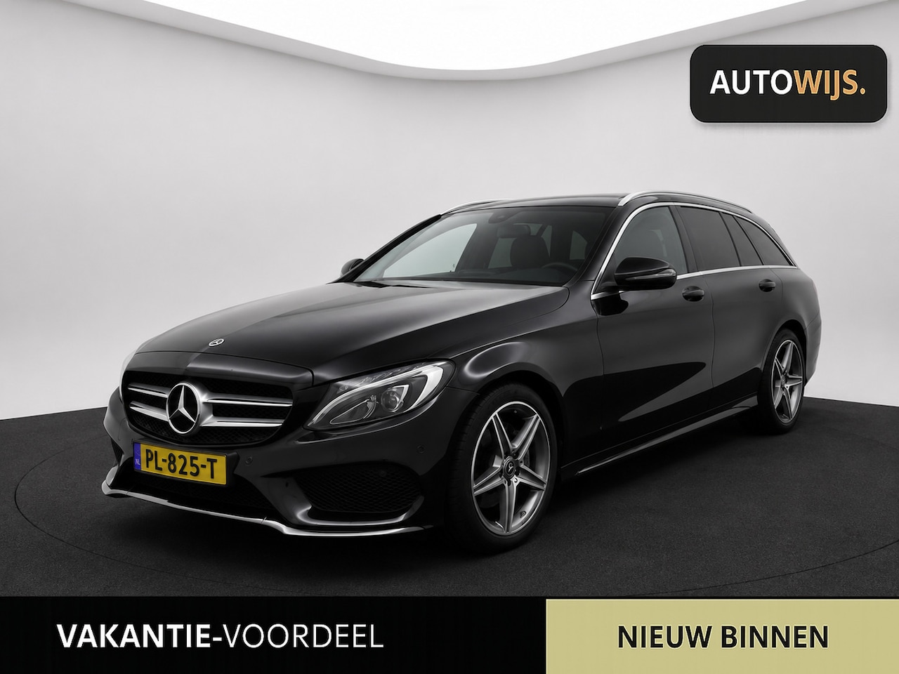 Mercedes-Benz C-klasse Estate - 180 Business Solution|AMG LINE|PANO|CAMERA|LEDER|NAVI|STOELVERW - AutoWereld.nl