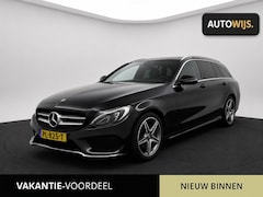 Mercedes-Benz C-klasse Estate - 180 Business Solution|AMG LINE|PANO|CAMERA|LEDER|NAVI|STOELVERW