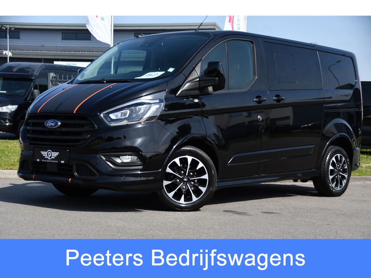 Ford Transit Custom - 310 2.0 TDCI L1H1 Sport DC Camera, Cruise, Carplay, 170pk, LED, 2 x Schuifdeur, Trekhaak, - AutoWereld.nl