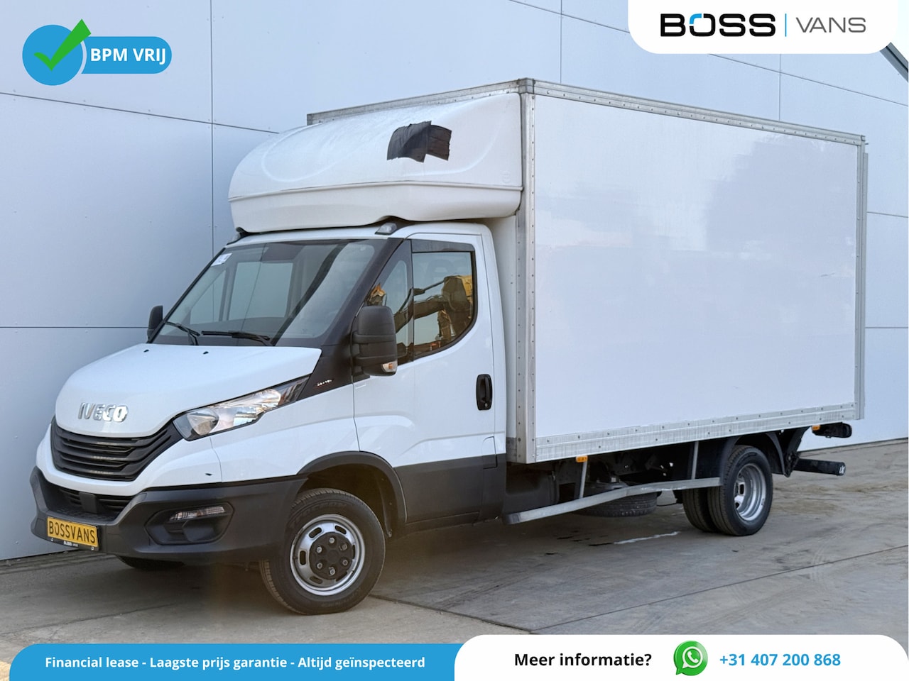 Iveco Daily - 35C16 3.0 Laadklep Bakwagen Dubbellucht Climate Control Cruise Control Meubelbak Koffer - AutoWereld.nl