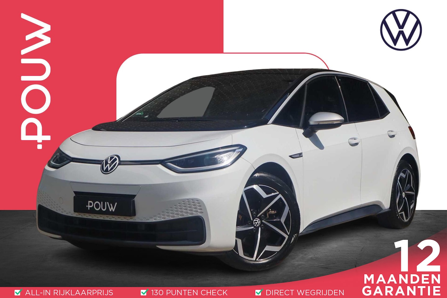Volkswagen ID.3 - 204pk First Plus 58 kWh | SoH 93% | LED Matrix | Navigatie | Volautomatische Airconditioni - AutoWereld.nl