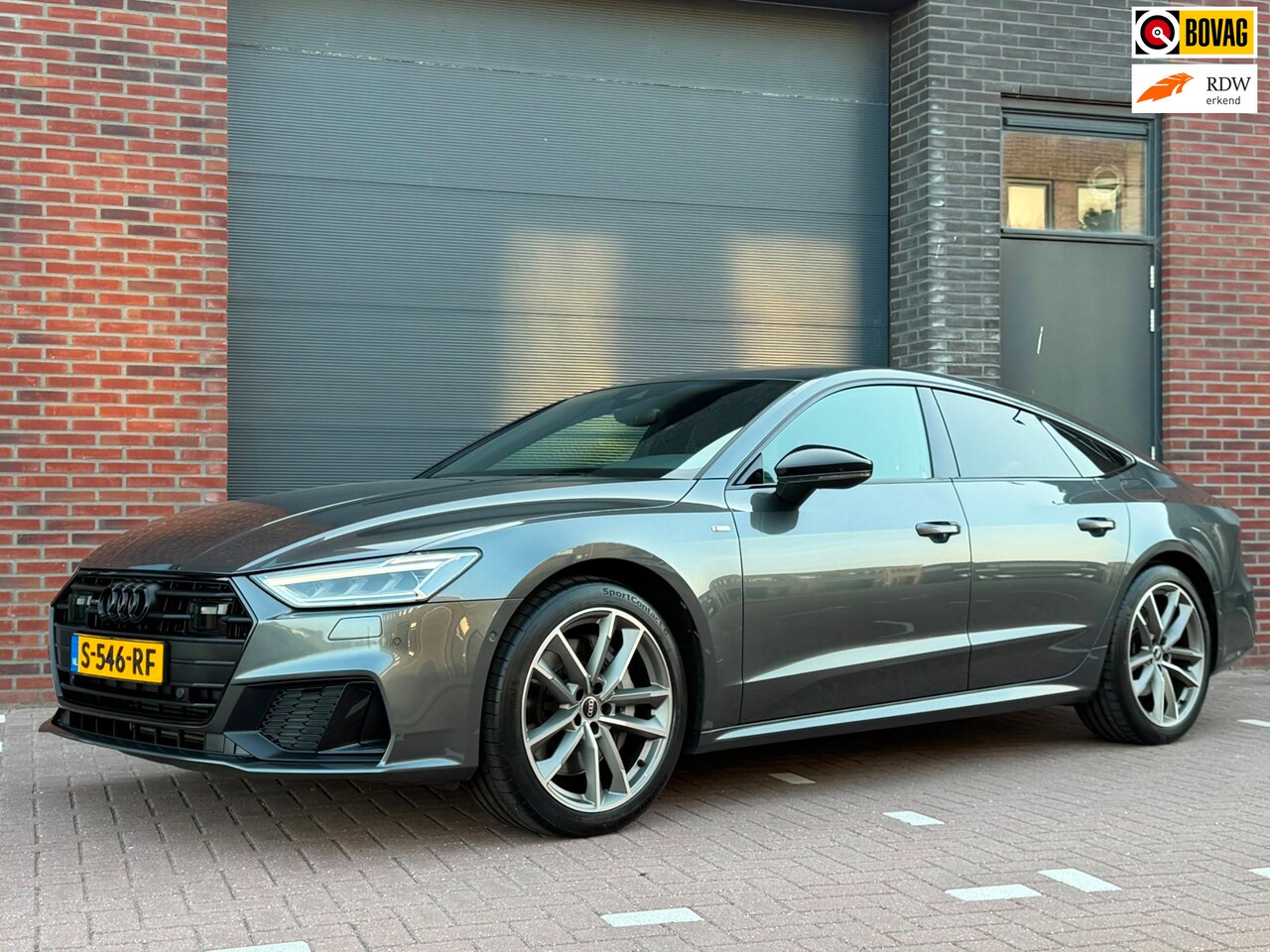 Audi A7 Sportback - 50 TFSI e quattro Pro Line S 50 TFSI e Quattro Pro Line S, Daytona Grijs, CarPlay, Sfeerverlichting - AutoWereld.nl