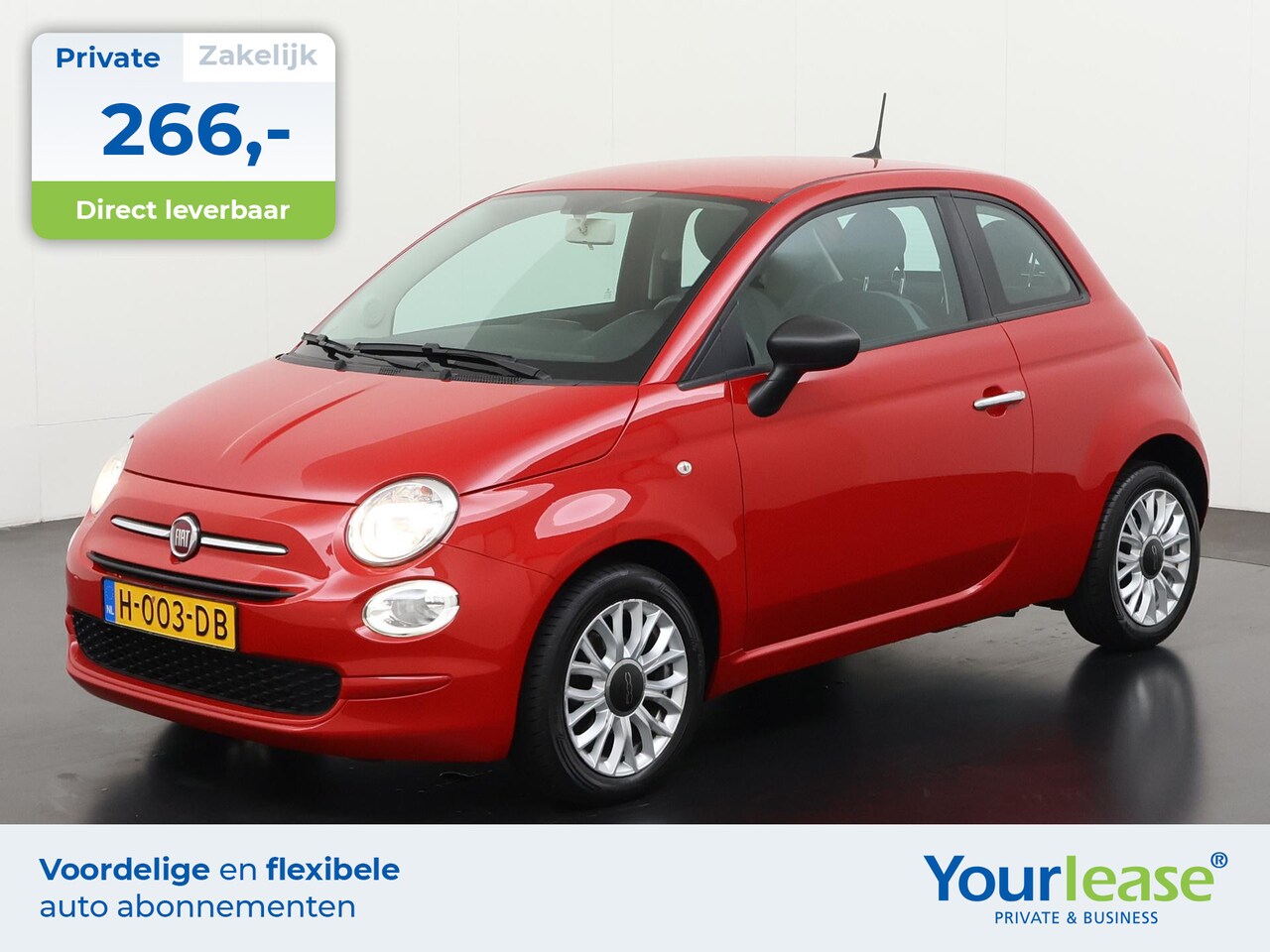 Fiat 500 - 0.9 TwinAir Turbo Young | All-in 266,- Private Lease | Direct uit voorraad - AutoWereld.nl