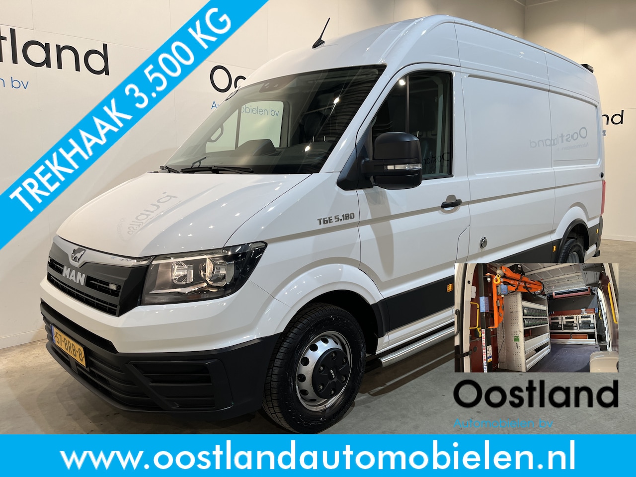 MAN TGE - 50 2.0 L3H3 180 PK DL DSG Automaat / Servicebus / GVW 5.000 KG / Bott Inrichting / Swingli - AutoWereld.nl